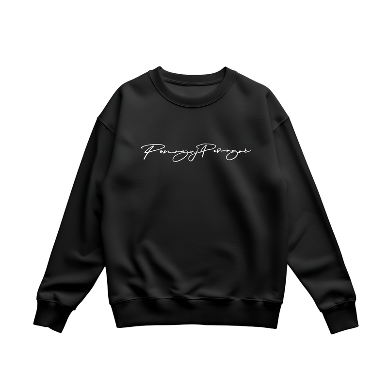 Bluza Pomagaj Pomagać Haftowana Czarna