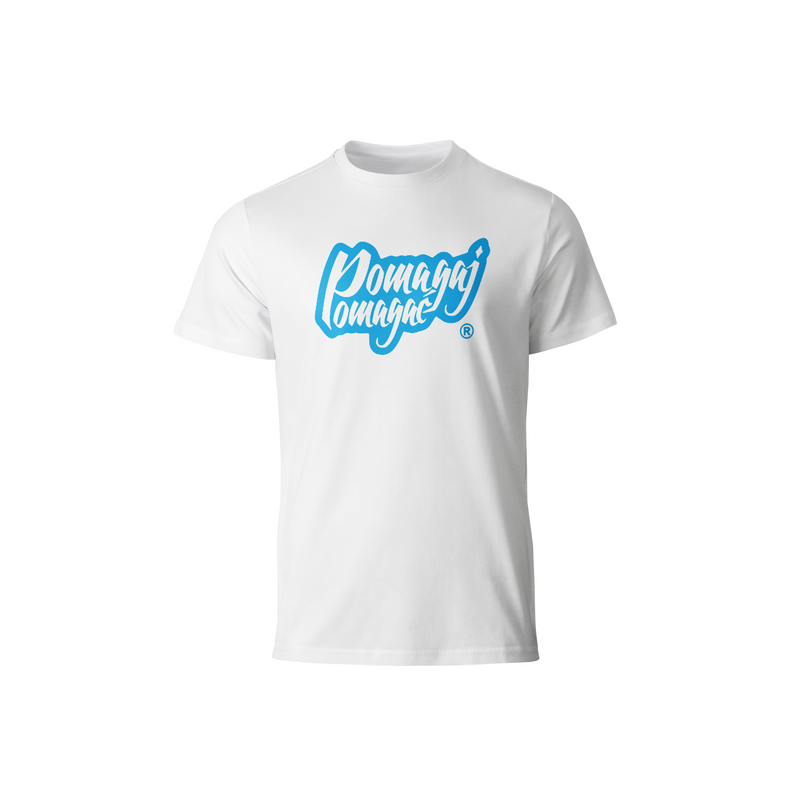 T-shirt Classic Białe Pomagaj Pomagać