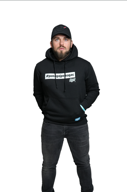 Bluza Pomagaj Pomagać Czarna