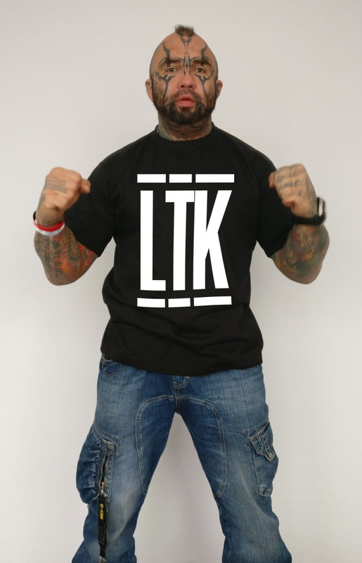 T-shirt Ludzie To K@rwy "LTK" Czarny