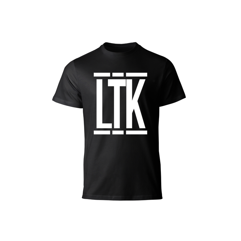T-shirt Ludzie To K@rwy "LTK" Czarny
