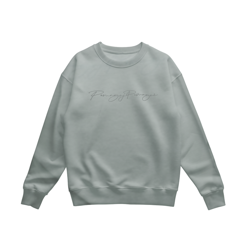 Bluza Pomagaj Pomagać Haftowana Szara