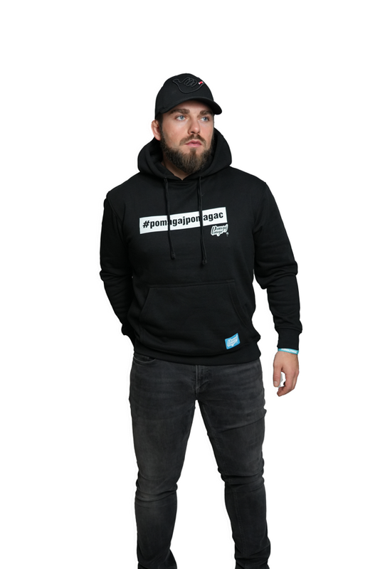 Bluza Pomagaj Pomagać Czarna