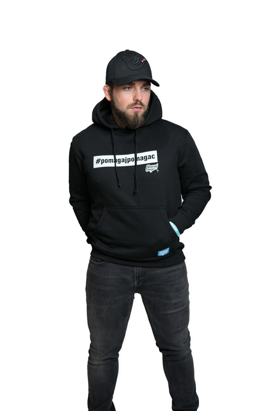 Bluza Pomagaj Pomagać Czarna