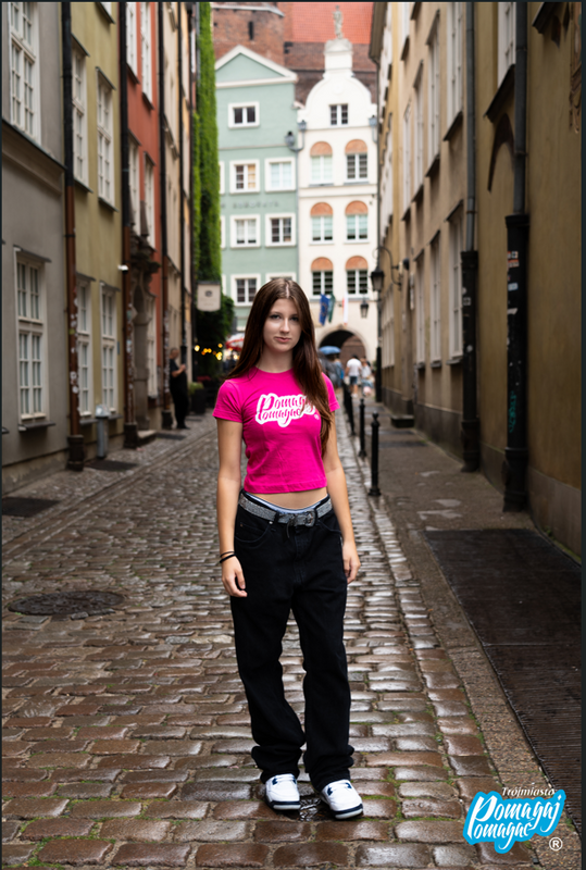 Koszulka POMAGAJ POMAGAĆ KIDS Róż