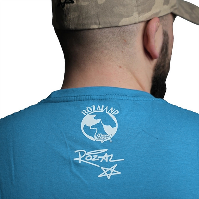  T-shirt Classic Niebieski  Pomagaj Pomagać