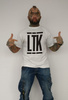 T-shirt Ludzie To K@rwy Biały