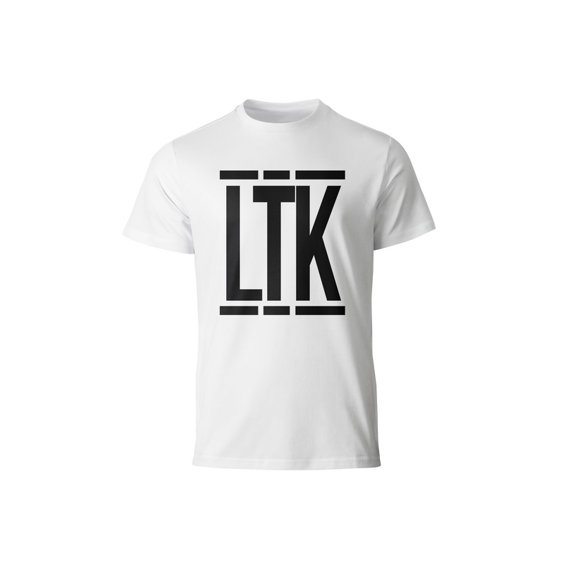 T-shirt Ludzie To K@rwy "LTK" Biały